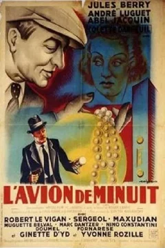 Affiche du film = L'avion de minuit