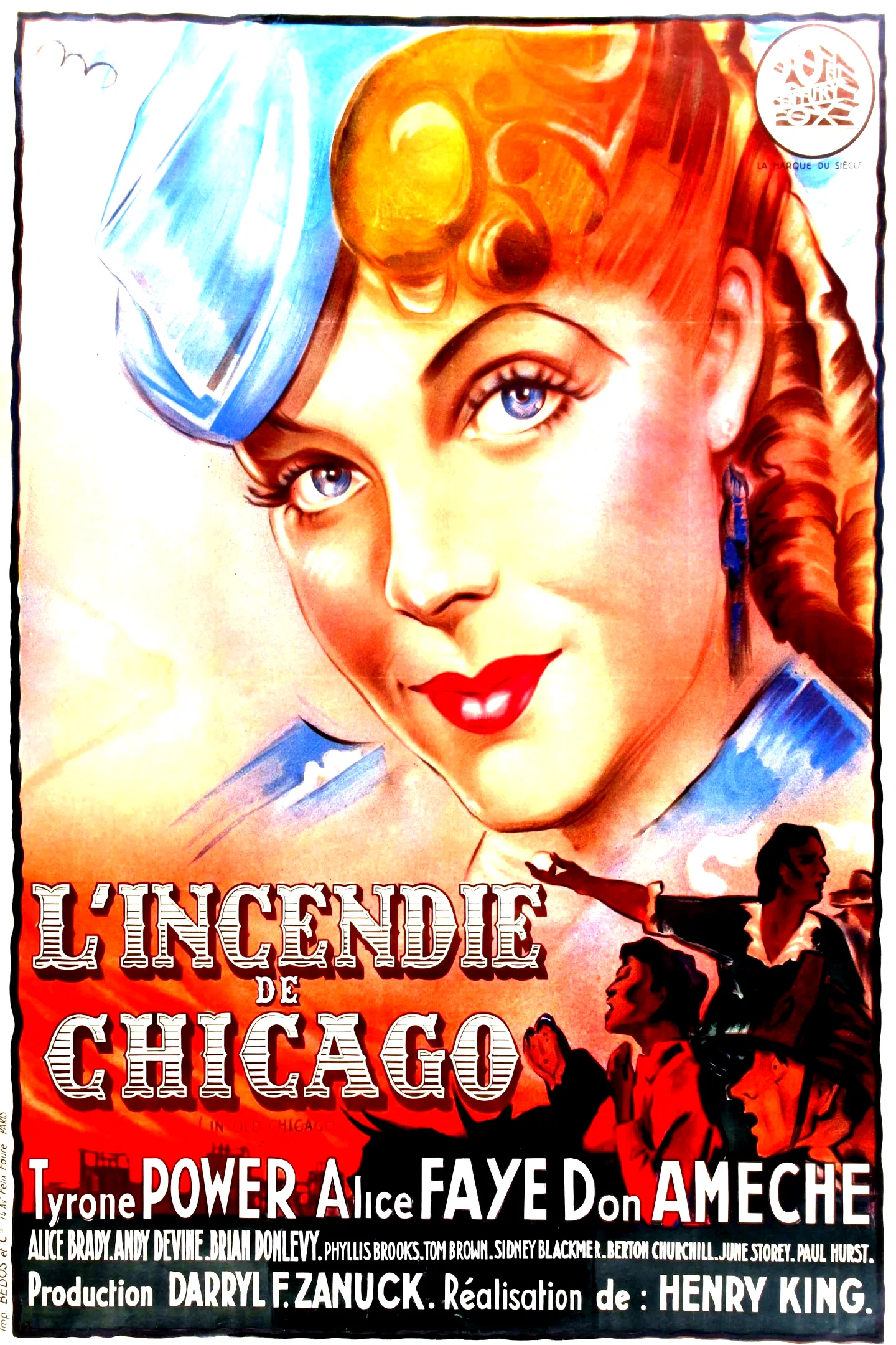 Affiche du film : L'incendie de chicago