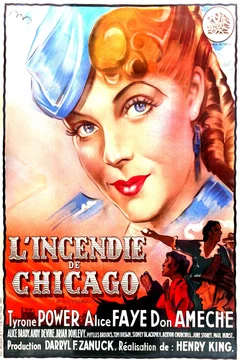 Affiche du film L'incendie de chicago