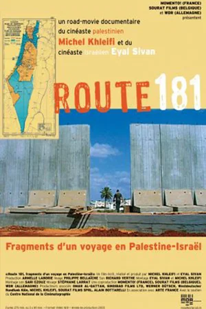 Affiche du film : Route 181, fragments d'un voyage en Palestine-Israël