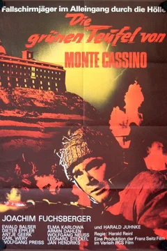 Affiche du film = Les diables verts du monte cassino