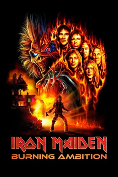 Affiche du film = Iron Maiden: Burning Ambition