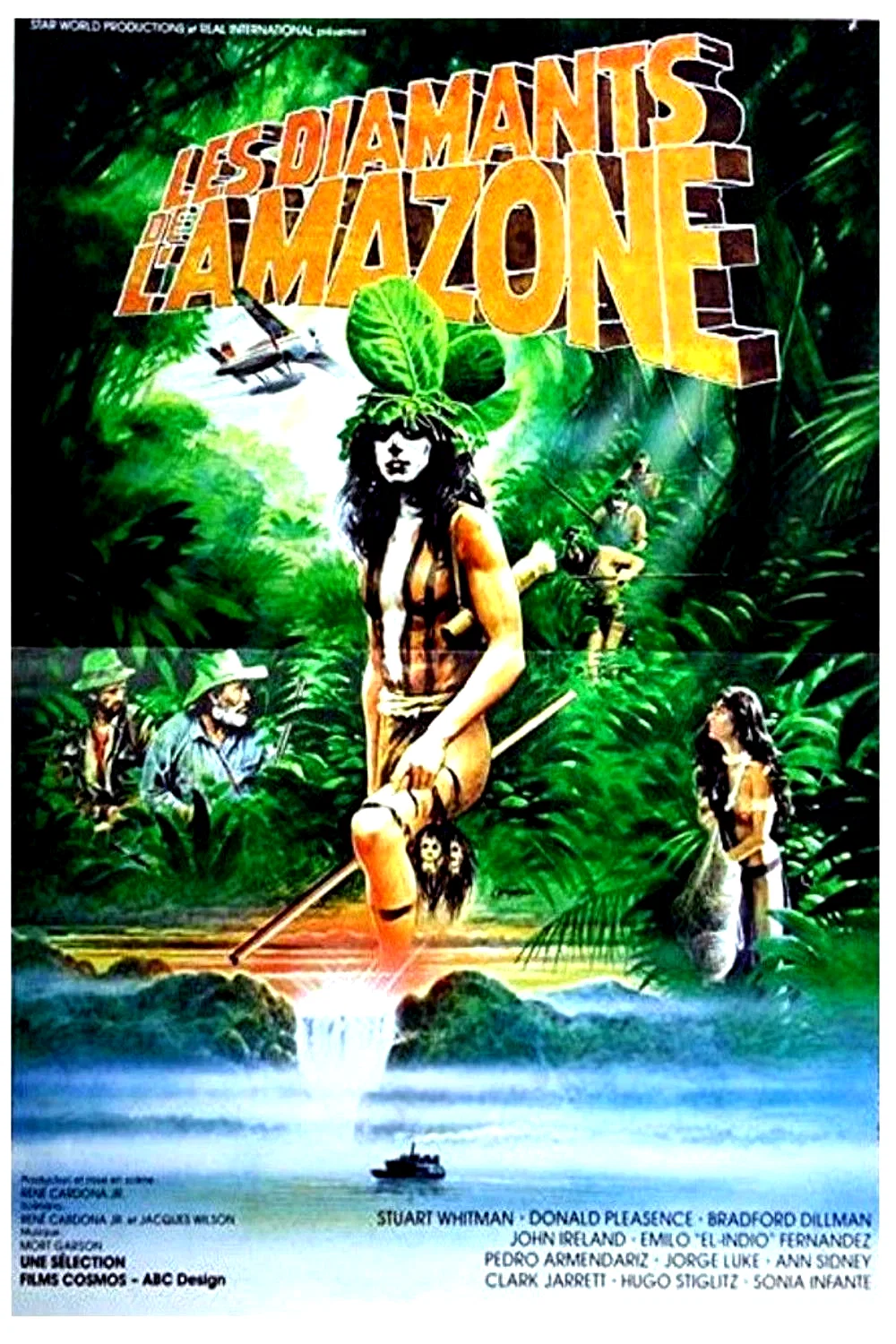 Affiche du film : Les diamants de l'amazone