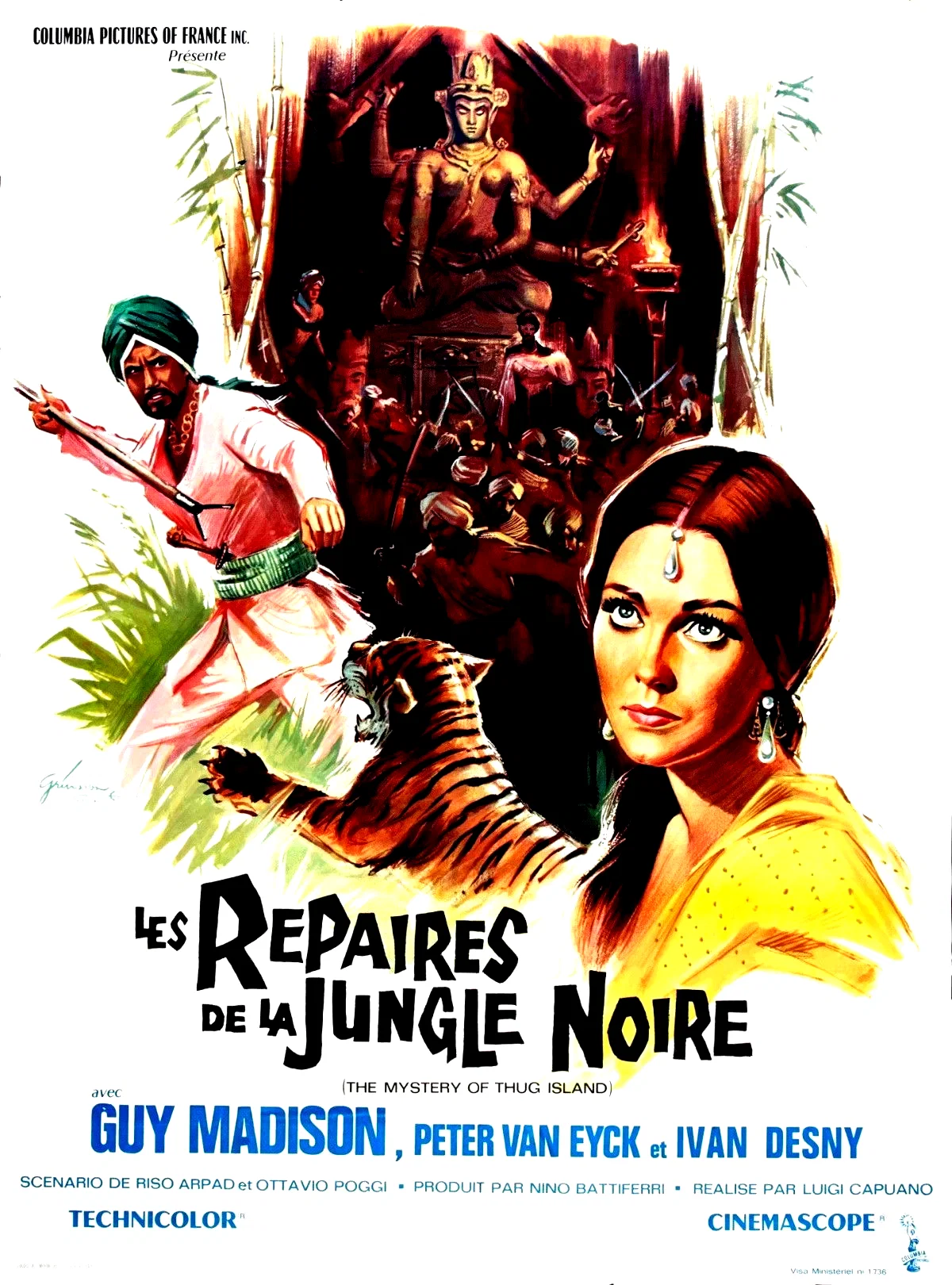 Affiche du film : Les repaires de la jungle noire