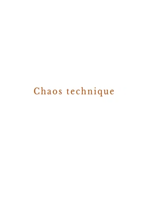 Affiche du film : Chaos technique