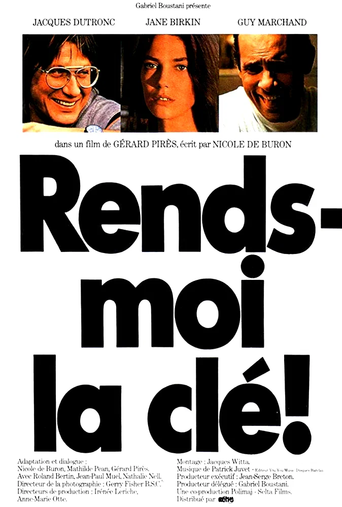Affiche du film : Rends moi la cle