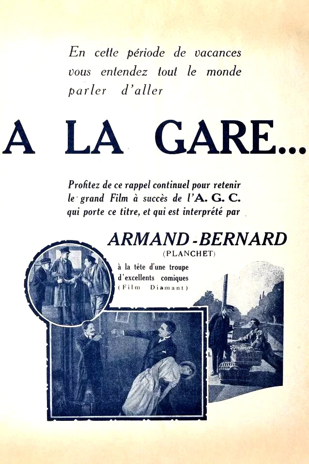 Affiche du film : À la gare