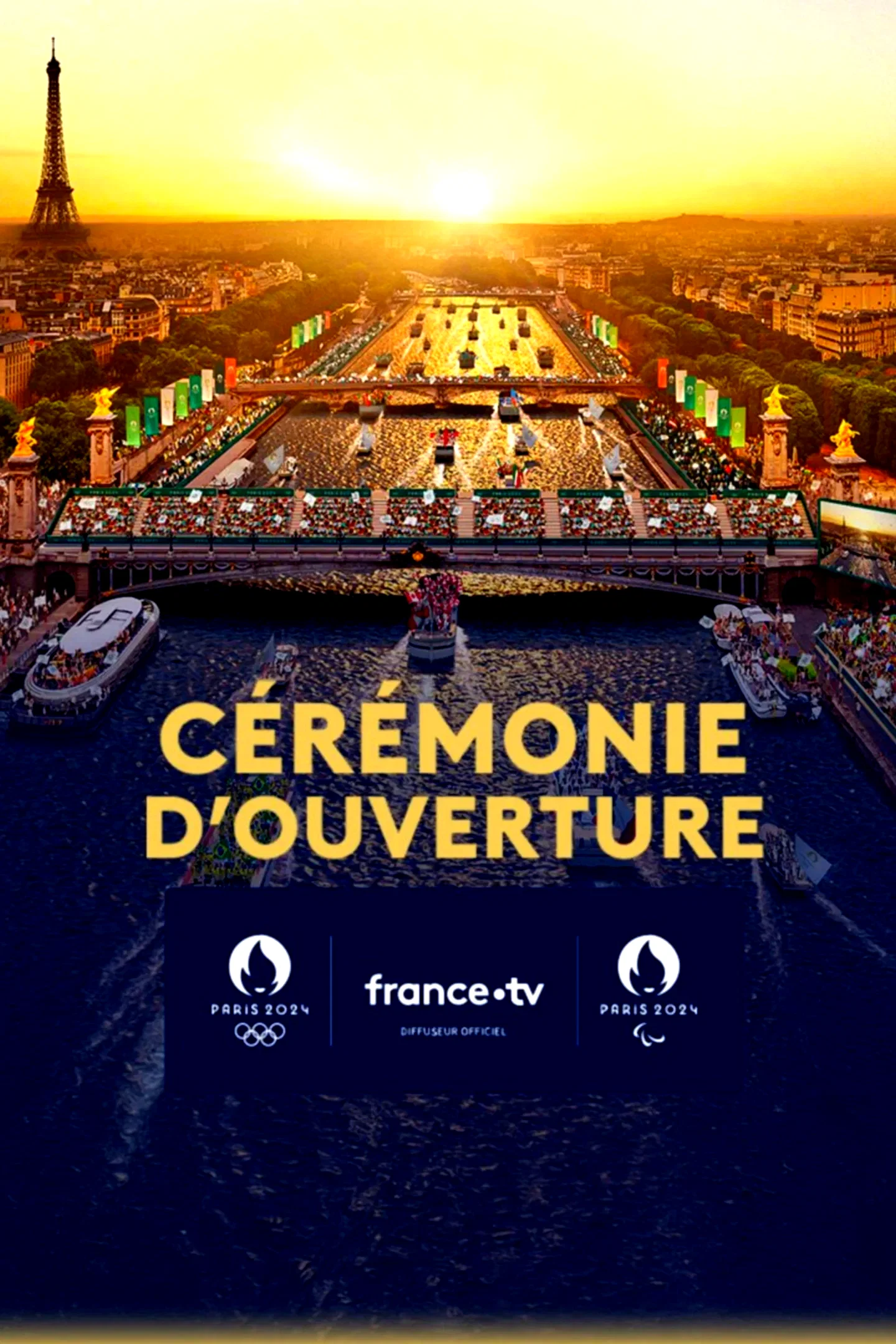 Affiche du film : Cérémonie d'ouverture des Jeux Olympiques de Paris 2024