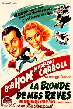 Affiche du film La blonde de mes reves