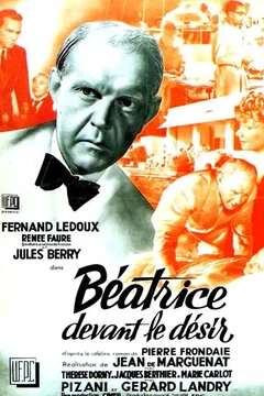 Affiche du film = Beatrice devant le desir