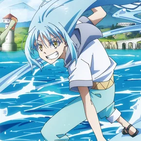 Photo du film : Moi, quand je me réincarne en Slime, le film : les larmes de la mer azur