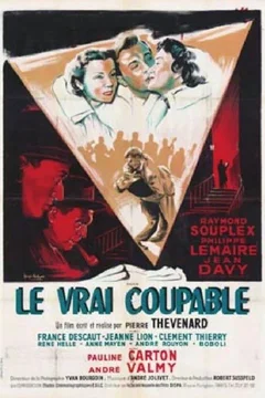 Affiche du film Le vrai coupable