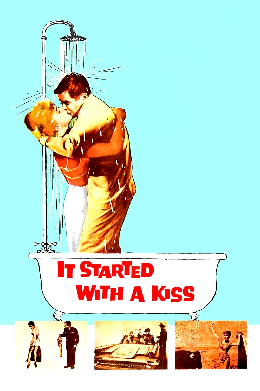 Affiche du film : Tout commenca par un baiser