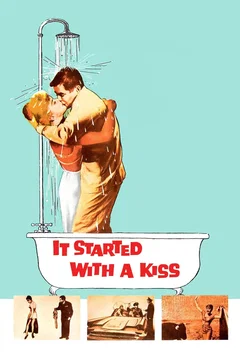 Affiche du film = Tout commenca par un baiser