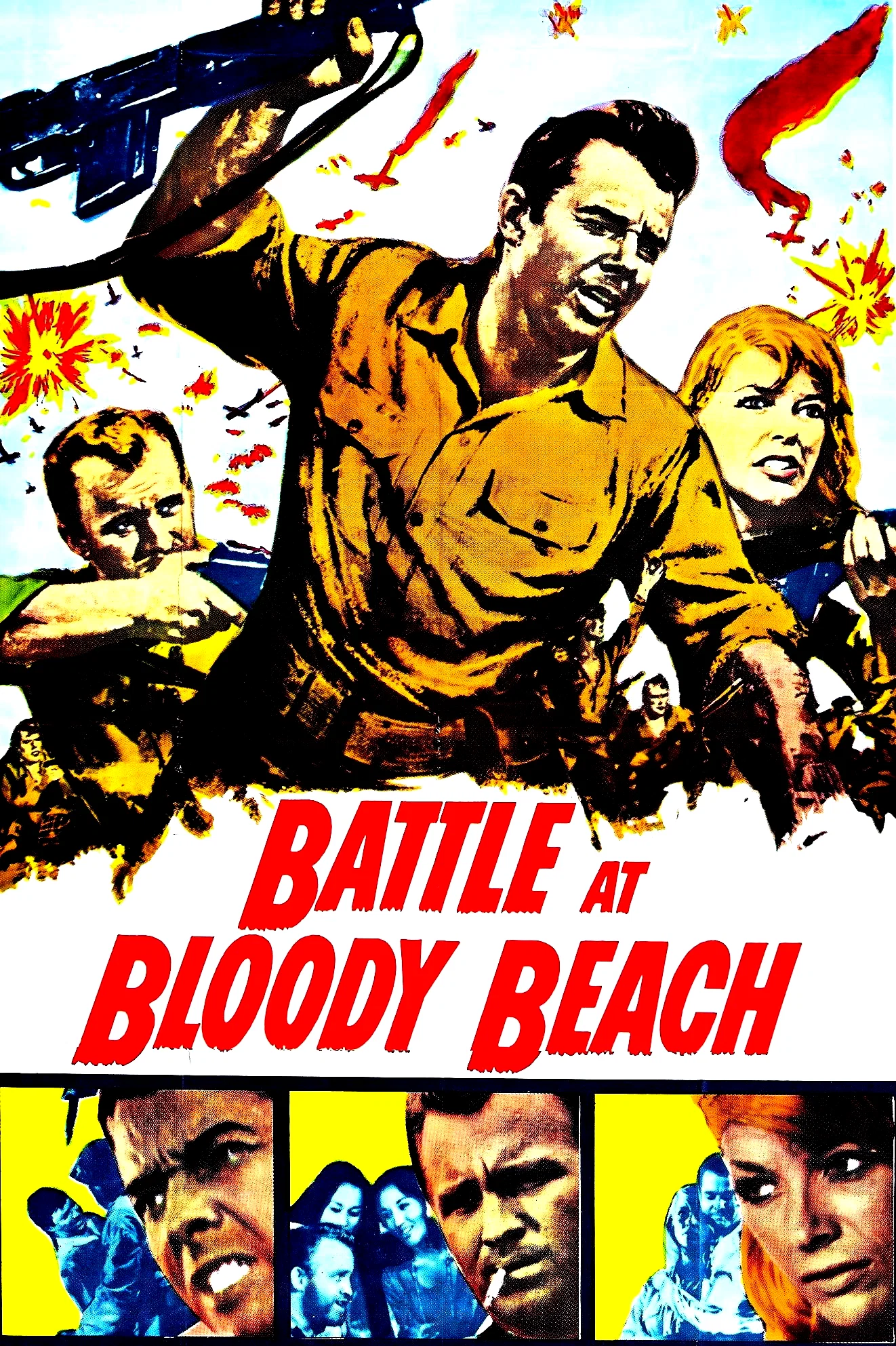 Affiche du film : La bataille de bloody beach