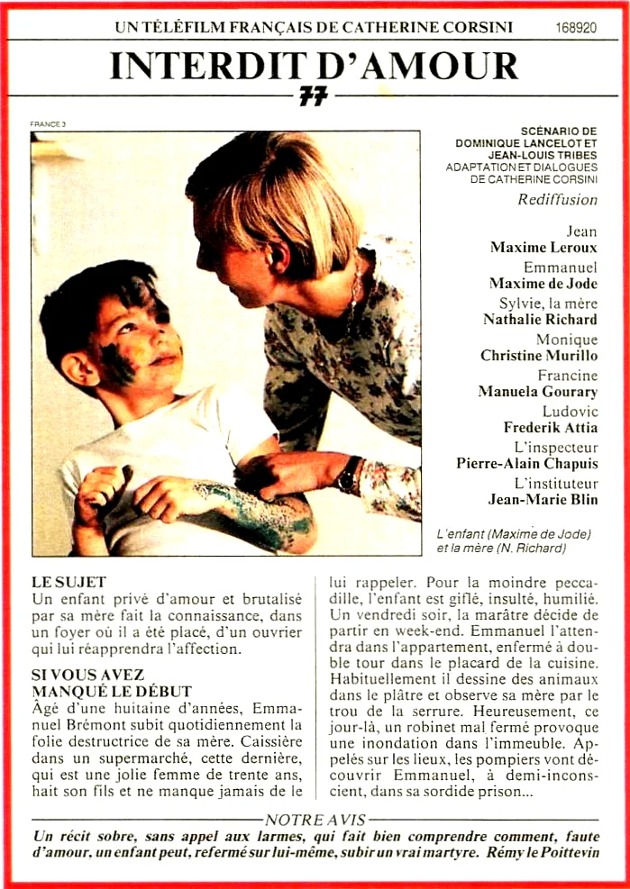 Affiche du film : Interdit d'amour