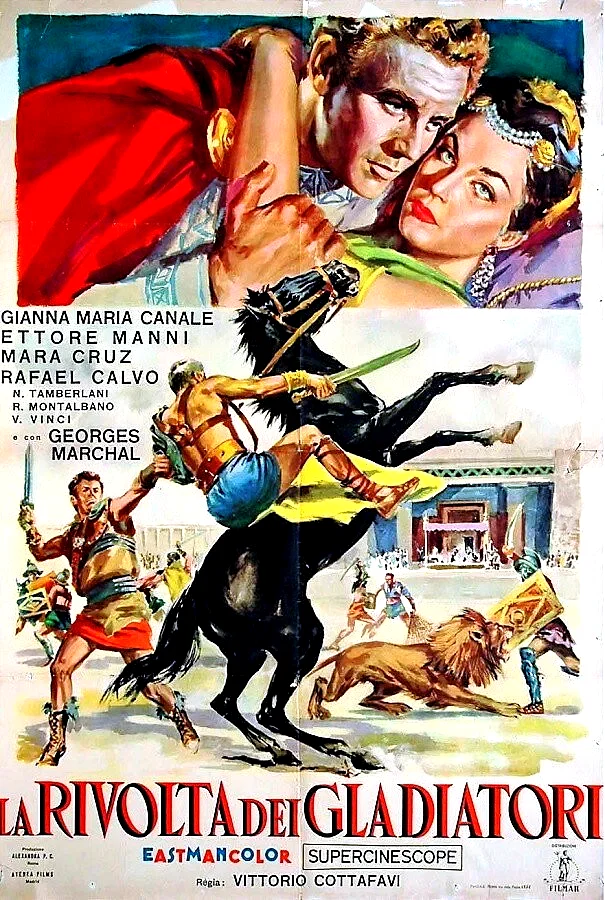 Affiche du film : La revolte des gladiateurs