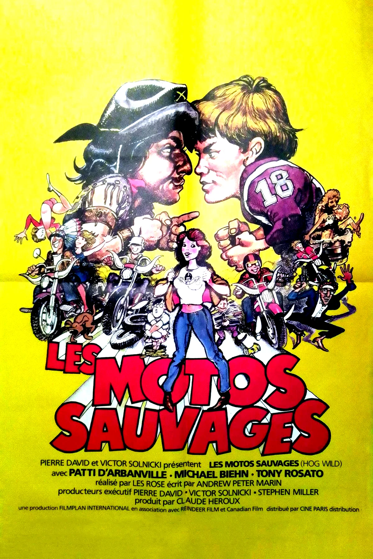 Affiche du film : Les motos sauvages