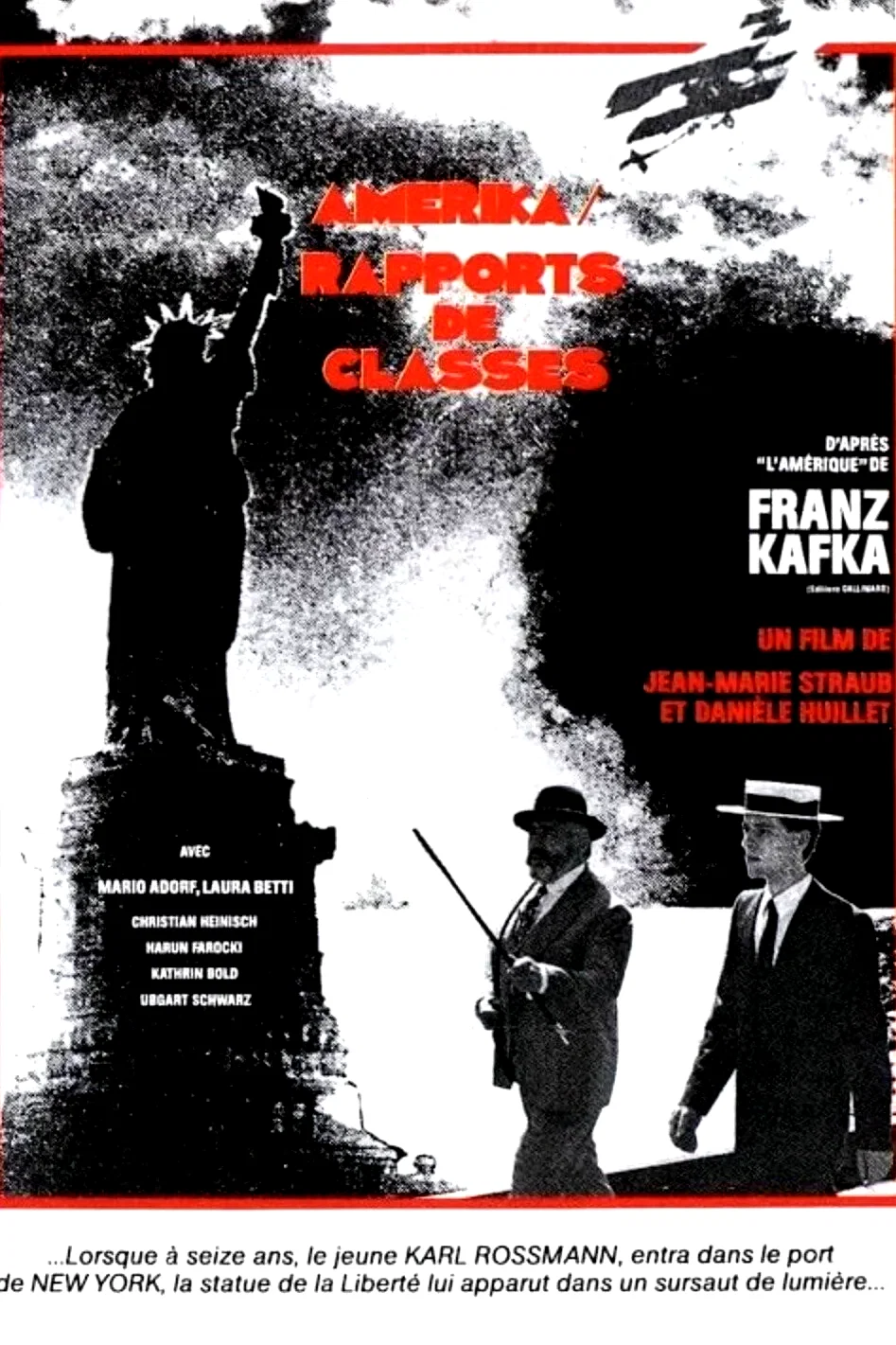 Affiche du film : Amerika rapports de classes
