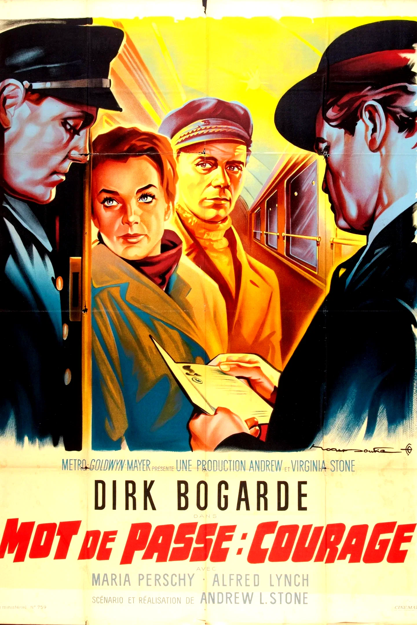 Affiche du film : Mot de passe courage