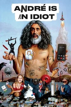 Affiche du film = André est un idiot
