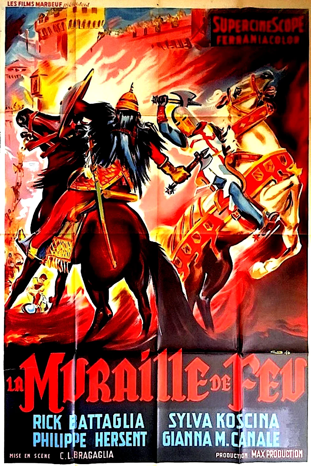 Affiche du film : La muraille de feu