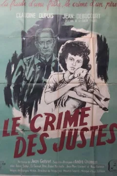 Affiche du film = Le crime des justes
