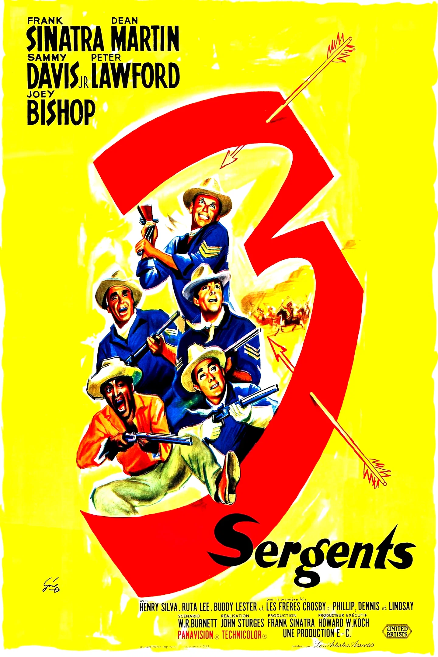 Affiche du film : Les trois sergents