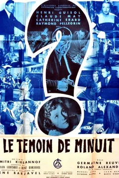 Affiche du film Le temoin de minuit