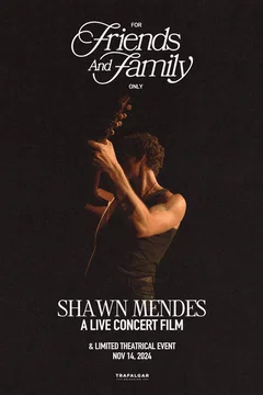 Affiche du film Shawn Mendes : For Friends & Family Only (A Live Concert Film)