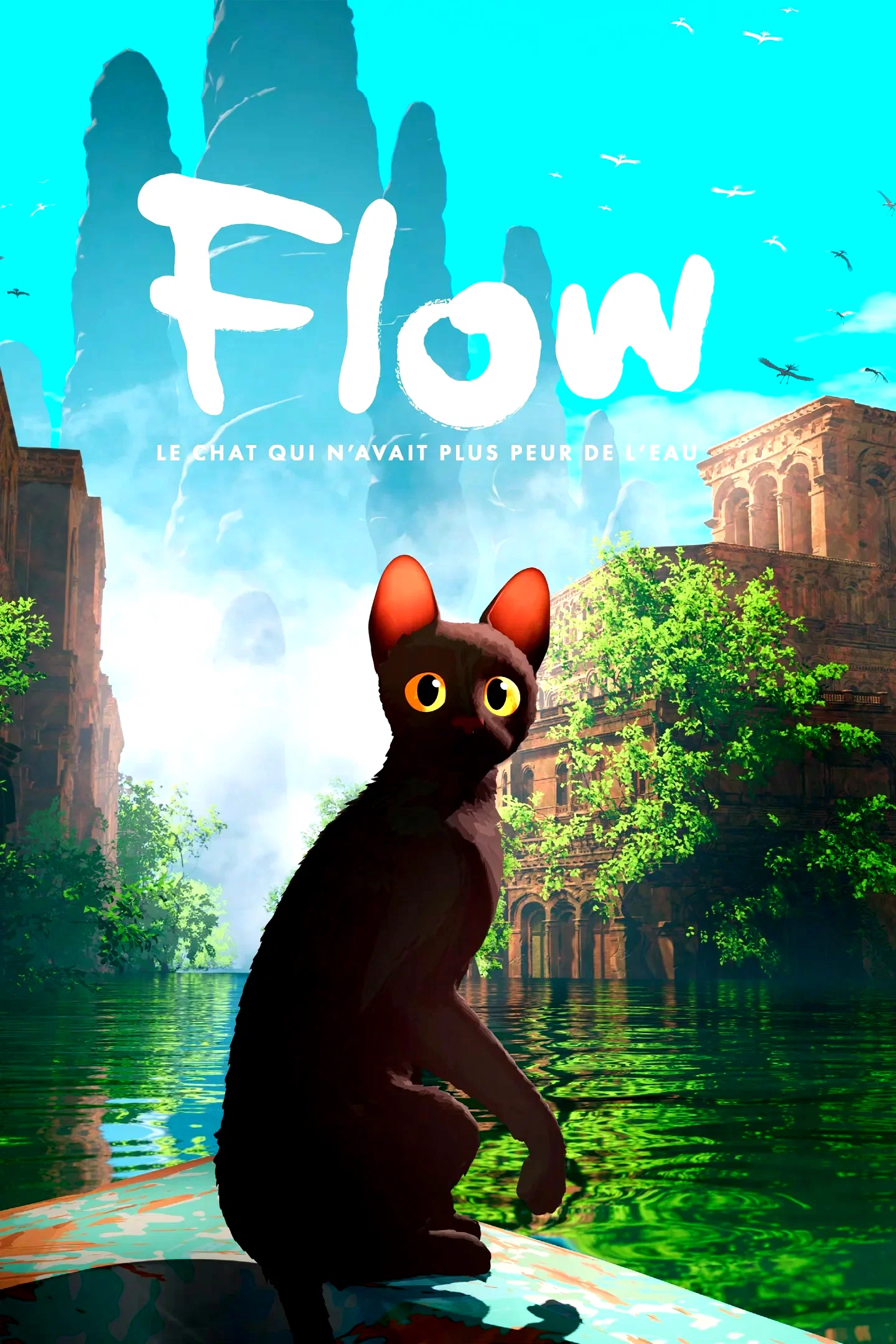Affiche du film : Flow, le chat qui n'avait plus peur de l'eau