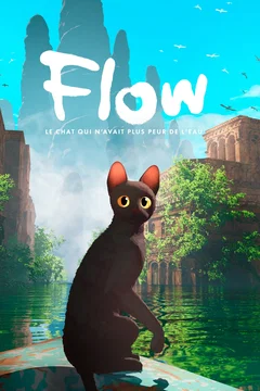 Affiche du film = Flow, le chat qui n'avait plus peur de l'eau
