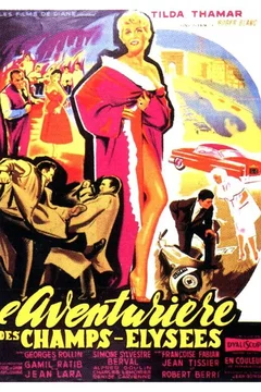 Affiche du film L'aventuriere des champs elysees