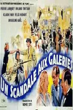 Affiche du film Un scandale aux galeries