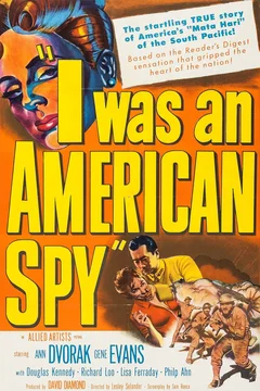 Affiche du film J'etais une espionne americaine