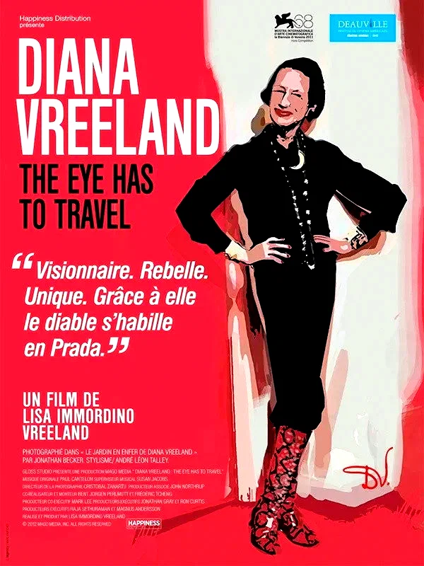 Affiche du film : Diana Vreeland : l'oeil doit vagabonder