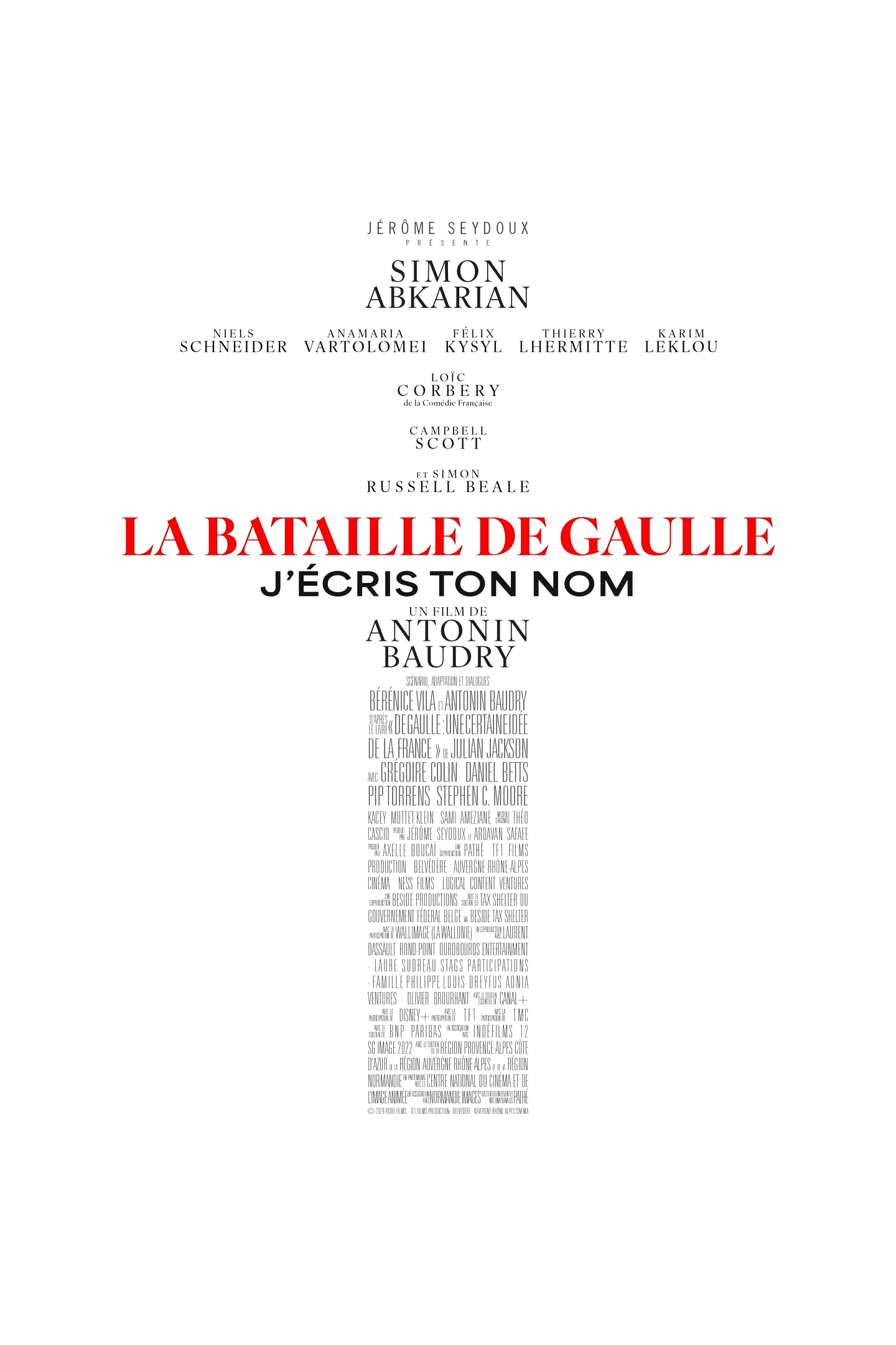 Affiche du film : La Bataille de Gaulle - Partie 2 : J’écris ton nom