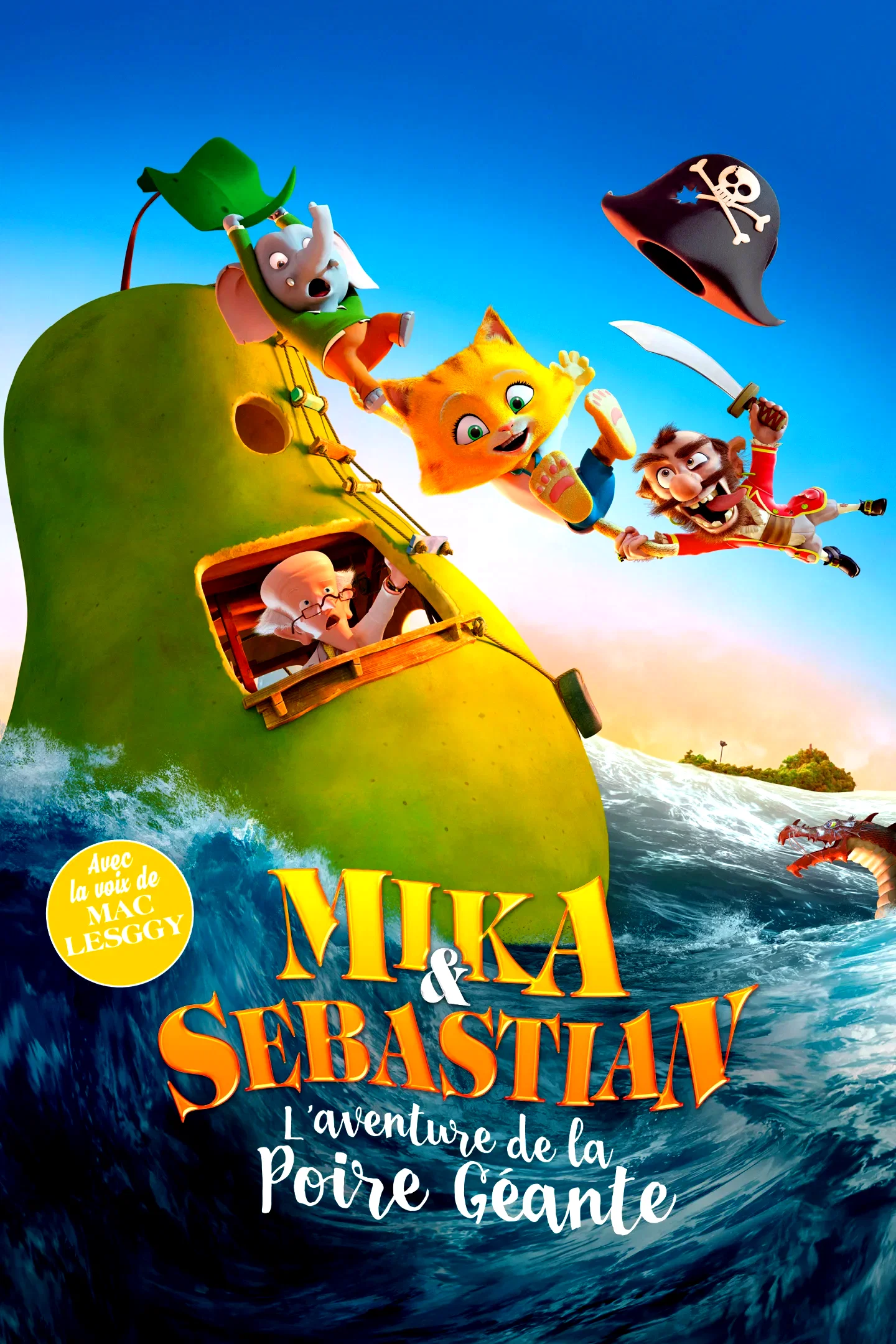 Affiche du film : Mika & Sebastian : l'aventure de la poire géante