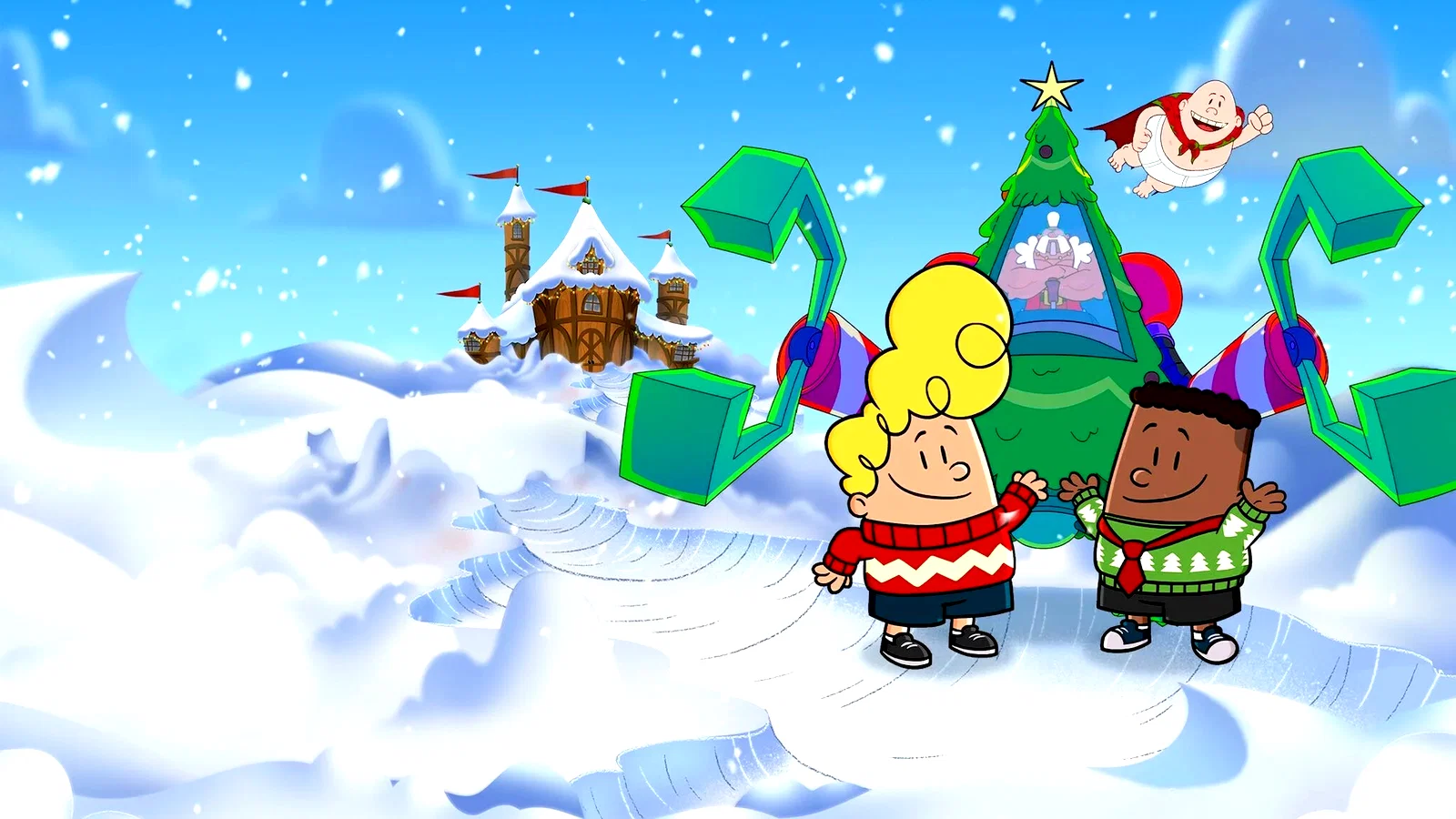 Photo du film : Le Noël XL de Capitaine Superslip