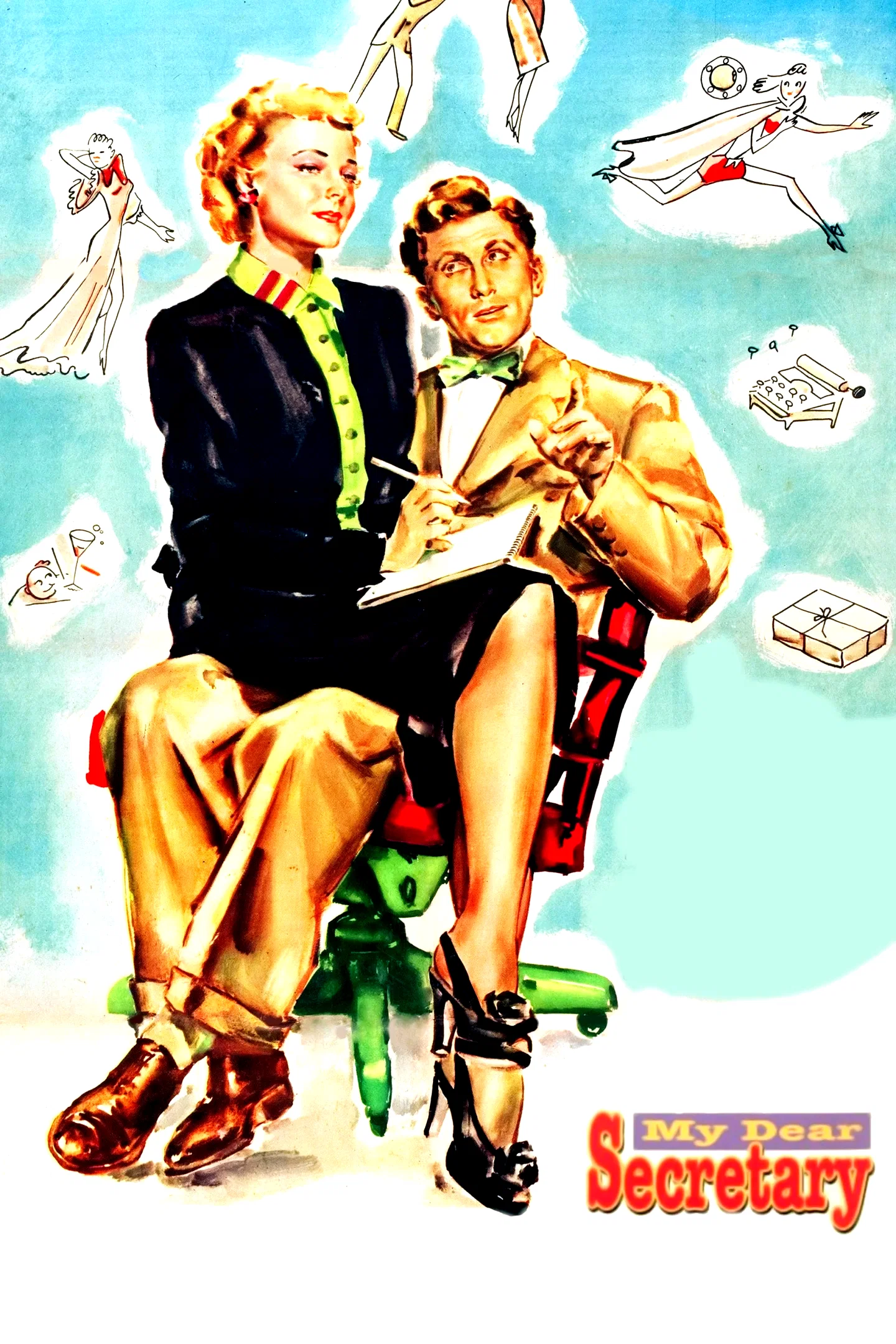 Affiche du film : Ma chere secretaire