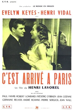 Affiche du film C'est arrive a paris