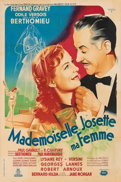 Affiche du film Mademoiselle josette ma femme