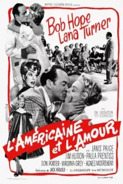 Affiche du film L'americaine et l'amour