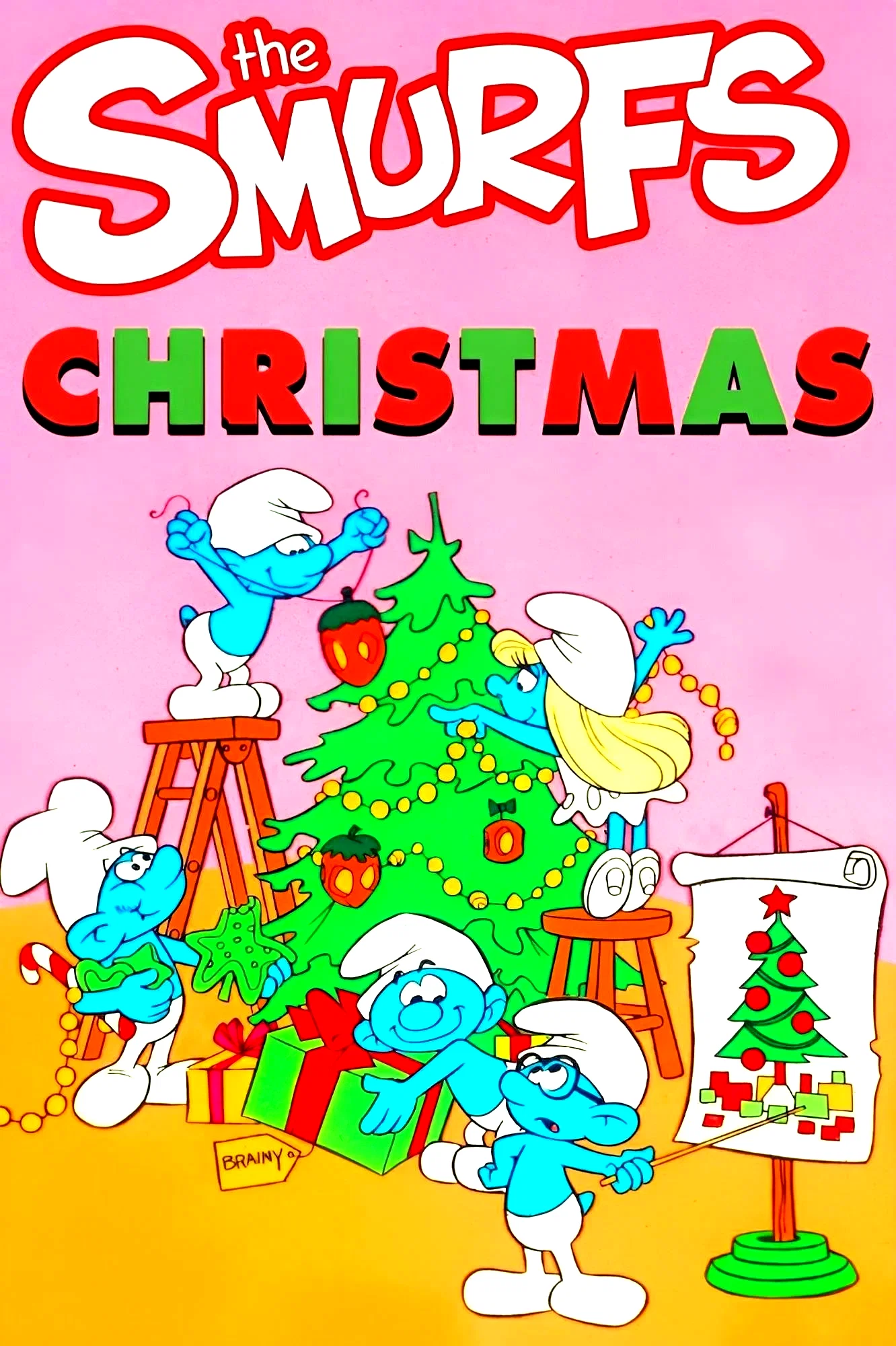 Affiche du film : Le Miraculeux Noël Des Schtroumpfs