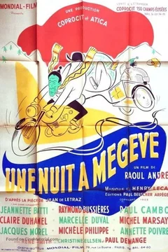 Affiche du film Une nuit a megeve