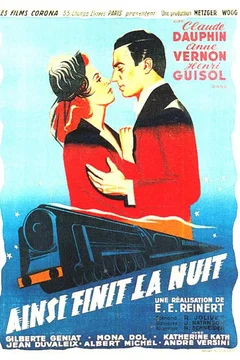 Affiche du film = Ainsi finit la nuit