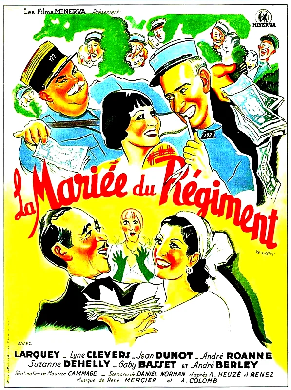 Affiche du film : La mariee du regiment
