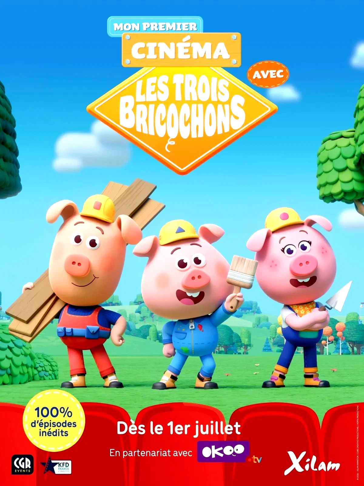 Affiche du film : Mon premier cinéma avec Les Trois Bricochons