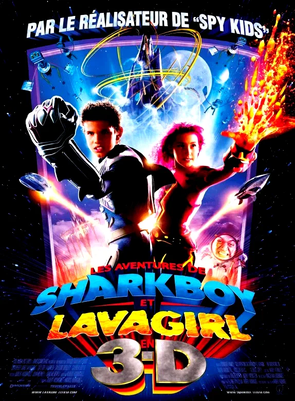 Affiche du film : Les aventures de shark boy et lava girl