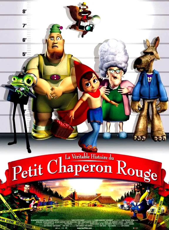 Affiche du film : La véritable histoire du petit chaperon rouge